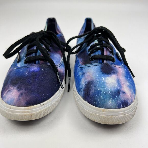 VANS Cosmic Space Galaxy Sneakers Shoes Lace Up Low Rise Unisex Old Skool US 8.5 - Picture 2 of 9